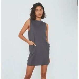 Lunya Cool Paneled Sleeveless Short Dress Size Large